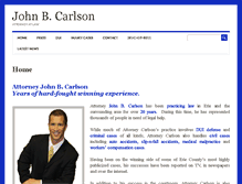 Tablet Screenshot of johnbcarlson.com